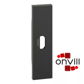   Bticino Living Now Elővezetékezett HDMI Burkolat, 1 Modulos, Fekete