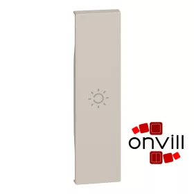   Bticino Living Now Fényjelzős Billentyű, Lámpajellel, 1 Modulos, Homok