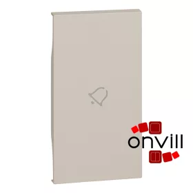   Bticino Living Now Fényjelzős Billentyű, Csengőjellel, 2 Modulos, Homok