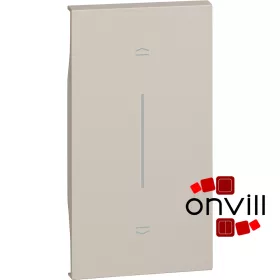   Bticino Living Now Redőnyvezérlő Burkolat, 2 Modulos, Homok