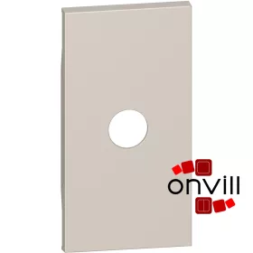   Bticino Living Now TV Aljzat és Vakfedél Burkolat, 2 Modulos, Homok