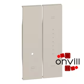   Bticino Living Now Nyomógombos Fényerőszabályzó Burkolat, 2 Modulos, Homok