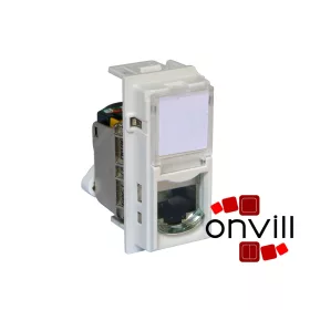   Bticino Living Now 1XRJ45 Cat.6A UTP Csatlakozóaljzat, 1 Modulos, Homok