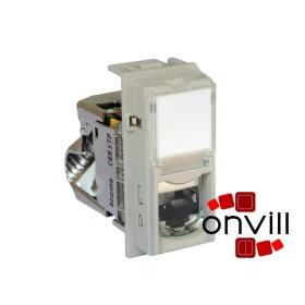   Bticino Living Now 1XRJ45 Cat.6A STP Csatlakozóaljzat, 1 Modulos, Homok