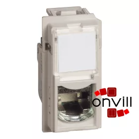   Bticino Living Now 1XRJ45 Cat.6 STP Csatlakozóaljzat, 1 Modulos, Homok