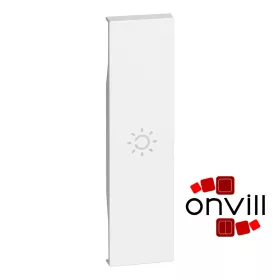   Bticino Living Now Fényjelzős Billentyű, Lámpajellel, 1 Modulos, Fehér