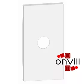   Bticino Living Now TV Aljzat és Vakfedél Burkolat, 2 Modulos, Fehér