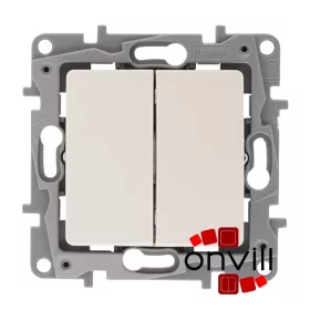   Legrand NB764606E, Niloé Csillárkapcsoló Ellenőrzőfénnyel, 10 AX, Bézs