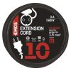 EMOS P01810, Hosszabbító 10 m / 1 aljzat / fekete / gumi-neoprén / 250 V / 1,5 mm2