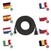 EMOS P01820, Hosszabbító 20 m / 1 aljzat / fekete / gumi-neoprén / 250 V / 1,5 mm2