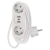 EMOS P0221U, EMOS HOSSZABBÍTÓ 2ALJ.+2×USB A+1×USB C, 1,5M
