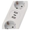 EMOS P0221U, EMOS HOSSZABBÍTÓ 2ALJ.+2×USB A+1×USB C, 1,5M
