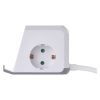 EMOS P0222CQ, Hosszabbító - kocka 2 m / 2 aljzat / fehér / 2×USB-A+1×USB-C+Qi / 1,5 mm2