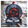 EMOS P08650W, Weatherproof kábeltekercs 50 m / 4 aljzat / kék / szilikon / 230 V / 1,5 mm2