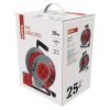 EMOS P092251, Kábeldob 25 m / 4 aljzat / piros / PVC / 230 V / 1,5 mm2