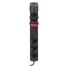 EMOS P1321PD, Hosszabbító kábel 1,5 m/3 aljzat/kapcsoló/asztalra szerelhető/USB/fekete/PVC/1,5 mm2 