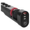 EMOS P1321PD, Hosszabbító kábel 1,5 m/3 aljzat/kapcsoló/asztalra szerelhető/USB/fekete/PVC/1,5 mm2 