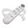 EMOS P1322PD, Hosszabbító 2 m / 3 aljzat / kapcsolós / fehér / 1× USB-A + 1× USB-C  / 1,5 mm2