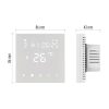 EMOS P56201UF, GoSmart Programozható vezetékes termosztát padlófűtéshez WiFi-vel P56201UF 