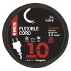 EMOS S03210N, Flexo zsinór gumi/neoprén 3×1,5mm2, 10m, fekete