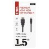 EMOS S10103, HDMI kábel 2.0 A-D dugó 1.5m
