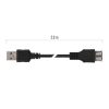 EMOS S70201, USB kábel 2.0 A – A/F csatlakozó 2m
