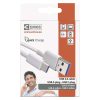 EMOS SM7026, Töltő- és adatkábel USB-A 2.0 / USB-C 2.0, 1,5 m, fehér