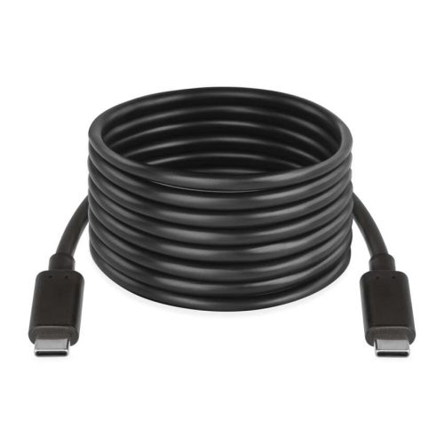 EMOS SM7029BL, Töltő- és adatkábel 2.0 USB-C / USB-C, 2 m, fekete