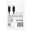 EMOS SM7029BL, Töltő- és adatkábel 2.0 USB-C / USB-C, 2 m, fekete