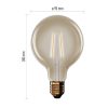 EMOS Z52032, LED izzó Vintage G95 / E27 / 4,5 W (40 W) / 420 lm / Meleg fehér