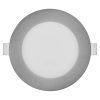 EMOS ZD1223, LED süllyesztett lámpatest NEXXO, kerek, ezüst, 7W, CCT
