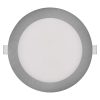 EMOS ZD1233, LED süllyesztett lámpatest NEXXO, kerek, ezüst, 12W, CCT