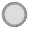 EMOS ZD1243, LED süllyesztett lámpatest NEXXO, kerek, ezüst, 18W, CCT