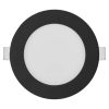 EMOS ZD1323, LED süllyesztett lámpatest NEXXO, kerek, fekete, 7W, CCT