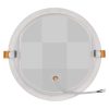 EMOS ZD1452, LED süllyesztett lámpatest RUBIC, kerek, fehér, 24W, természetes fehér