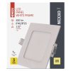 EMOS ZD2124, LED süllyesztett lámpatest NEXXO, négyzet, fehér, 7W, meleg fehér