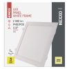 EMOS ZD2154, LED süllyesztett lámpatest NEXXO, négyzet, fehér, 24W, meleg fehér