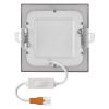 EMOS ZD2223, LED süllyesztett lámpatest NEXXO, négyzet, ezüst, 7W, CCT