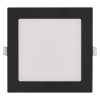 EMOS ZD2333, LED süllyesztett lámpatest NEXXO, négyzet, fekete, 12W, CCT