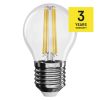 EMOS ZF1121, LED izzó Filament Mini Globe / E27 / 3,4 W (40 W) / 470 lm / természetes fehér