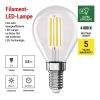 EMOS ZF1A43, LED izzó Filament Mini Globe  A CLASS/ E14 / 3,8 W (60 W) / 806 lm / Természetes fehér