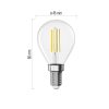 EMOS ZF1D43, LED izzó Filament Mini Globe / E14 / 5,9 W (60 W) / 806 lm / Természetes fehér