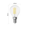 EMOS ZF1D53, LED izzó Filament Mini Globe  / E14 / 7 W (75 W) / 1055 lm / természetes fehér