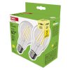 EMOS ZF5D42-2, LED izzó Filament A60 / E27 / 5,9 W (60 W) / 806 lm / Meleg fehér