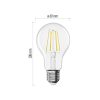 EMOS ZF5D42-2, LED izzó Filament A60 / E27 / 5,9 W (60 W) / 806 lm / Meleg fehér