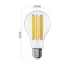 EMOS ZF5D83, LED izzó Filament A70 / E27 / 18 W (150 W) / 2452 lm / Természetes fehér
