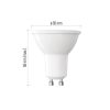 EMOS ZL8F02, LED izzó Basic MR16 / GU10 / 2,9 W (25 W) / 250 lm / Meleg fehér