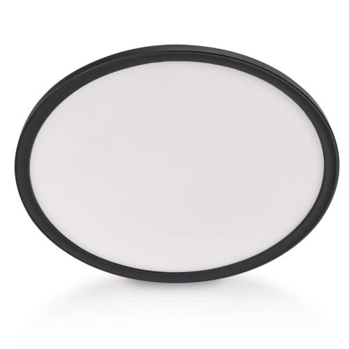 EMOS ZM1404, LED felületi lámpatest FLORI fekete, fehér, 18W, semleges fehér