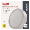 EMOS ZM5135, LED felületi lámpatest NEXXO, kerek, fehér, 12,5W, Természetes fehér