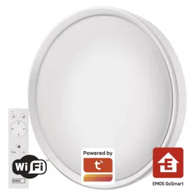   EMOS ZM5192, Smart LED lámpatest GoSmart, süllyesztett, kör alakú, 45W, CCT, dimmelhető, Wi-Fi